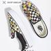Vans Shoes | Bnib Vans Classic Slip-On Platform Embroidered Flowers Size 5.5m/7w | Color: Black/Yellow | Size: 7