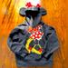 Disney Shirts & Tops | Disney Parks Minnie Mouse Hoodie | Color: Black/Yellow | Size: Xsg