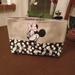 Disney Accessories | Disney Minnie Mouse Large Cosmetic Bag. Adorable Like New Condition. | Color: Cream/Red | Size: Os