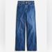 J. Crew Jeans | J.Crew Women’s Tall High-Rise '90s Wide-Leg Jean Antique Blue Wash Size 25t New | Color: Blue | Size: 25t