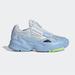 Adidas Shoes | Adidas Falcon Zip Glow Blue Volt Zip Up Sneaker Shoes Size 6 | Color: Blue | Size: 6