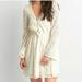 American Eagle Outfitters Dresses | American Eagle Boho Lace Bell Sleeve Dress | Color: Cream/White | Size: S