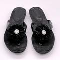 Coach Shoes | Coach Monogram Canvas Sandals | Color: Black | Size: 7