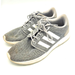 Adidas Shoes | Adidas Cloudfoam Qt Racer Gray White Athletic Running Shoes Mens Size 8 | Color: Gray/White | Size: 8