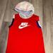 Nike Shirts & Tops | Boys Nike Hooded Mesh Top | Color: Red | Size: Lb