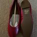 J. Crew Shoes | Jcrew Leather Lizzie Ballet Flats. Brand New. Never Been Worn. 6 1/2. | Color: Red | Size: 6.5