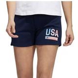 Adidas Shorts | Adidas Multi Sport American Shorts Women's Plus Size 2x Collegiate Navy Hs9571 | Color: Blue | Size: 2x