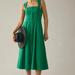 Anthropologie Dresses | Anthropologie Brand Maeve Square-Neck Button-Down Dress Size:12 New With Tag. | Color: Green | Size: 12