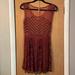 Free People Dresses | Free People Mauve Purple Beaded Sheer Mini Dress | Color: Purple | Size: S