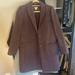 J. Crew Jackets & Coats | J Crew Purple Wool Trench Coat | Color: Purple | Size: 4