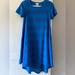 Lularoe Dresses | Lula Roe Hi Lo Cobalt Blue Short Sleeve Dress. Size Xs | Color: Blue | Size: Xs