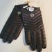 Michael Kors Accessories | Michael Kors Leather Quilted Gloves Sz-L Nwt | Color: Black | Size: L