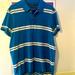 American Eagle Outfitters Shirts | American Eagle 2 Button Ss Polo Shirt. Size Large Vintage Fit. 100%Cotton | Color: Blue/White | Size: L