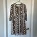 Anthropologie Dresses | Anthropologie Maeve Snake Pattern Long Sleeve Dress Size Small | Color: Black/Brown | Size: S