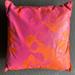 Coach Accents | Coach Decorative Pillow | Color: Orange/Pink | Size: Os