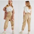 Free People Jeans | Free People Cargo Pants Size Xs | Color: Tan | Size: 00