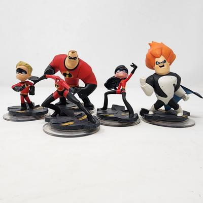 Disney Video Games & Consoles | Lot 5 Disney Infinity Pixar The Incredibles Lot With Syndrome Read | Color: Red | Size: Os