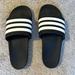 Adidas Shoes | Adidas Women’s Adilette Cloud Foam Ultra Stripes Slide Sandal - Size 9 | Color: Black | Size: 9