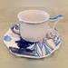 Anthropologie Dining | Anthropologie Cup And Saucer | Color: Blue/White | Size: Os