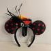 Disney Accessories | Disney Parks Dapper Day Mickey Mouse Feather Cameo Ears Black And Red | Color: Black/Red | Size: Os