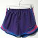 Nike Shorts | Ladies Nike Dri-Fit Running Shorts Lined Purple Elastic Waist Drawstring Size: M | Color: Purple | Size: M