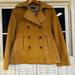 J. Crew Jackets & Coats | J Crew Womens Tan Brown Double Breast Wool Blend Peacoat Watch Jacket Coat | Color: Brown/Tan | Size: Xs-Small