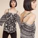 Anthropologie Tops | Anthropologie Deletta Reeves Open Shoulder Top Size Small | Color: Black/White | Size: S