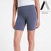 Athleta Bottoms | Athleta Girl X Allyson Felix Bike Shorts Sz M | Color: Blue/Gray | Size: Mg