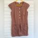 J. Crew Dresses | Jcrew Button Dress. | Color: Brown/Tan | Size: 2