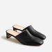 J. Crew Shoes | J. Crew Layla Mule Heels In Leather Size 7.5 Black Like New | Color: Black | Size: 7.5