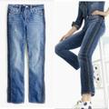 J. Crew Jeans | J Crew Vintage Straight Jeans Two Tone Denim J7283 | Color: Blue | Size: 26