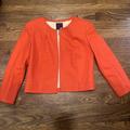 J. Crew Jackets & Coats | J. Crew Cropped Wool Jacket | Color: Orange | Size: 2