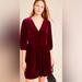 Anthropologie Dresses | Amadi For Anthropologie Velvet Dress Large | Color: Red | Size: L