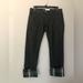 Columbia Pants & Jumpsuits | Columbia Size 6 Gray Pants With Plaid Roll Cuff Hem | Color: Gray | Size: 6