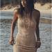 Free People Dresses | Free People Spell And The Gypsy Mirage Midi Maxi Dress Crochet Side Slits Nude | Color: Cream | Size: Xs
