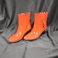 Kate Spade Shoes | Kate Spade Rubber Boots Size 11 (B2) | Color: Orange/Red | Size: 11