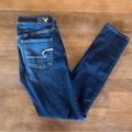 American Eagle Outfitters Jeans | Ae Skinny Jeans - Dark Denim - Women’s Size 6 Pants - Vintage Wash | Color: Blue | Size: 6