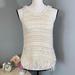 American Eagle Outfitters Tops | American Eagle Cream Knit Fringe Tank Nwt | Color: Cream | Size: M
