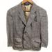 Burberry Suits & Blazers | Burberry London Houndstooth Blazer Suit Plaid Black White Yellow Vintage | Color: Black/White | Size: 44r