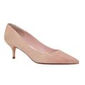 Kate Spade Shoes | Kate Spade New York Melanie Suede Pump Kitten Heel 6.5 Pale Blush $350 New | Color: Pink | Size: 6.5