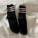 J. Crew Accessories | Jcrew Ankle Boot Socks In Rugby Stripe | Color: Black/Pink | Size: Os