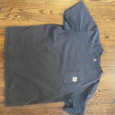 Carhartt Shirts | Carhartt Duck Hunting Dog Graphic Pocket T-Shirt | Color: Black/Gold | Size: L
