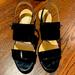 Coach Shoes | Coach Patent Leather Strap Heels | Color: Black | Size: 10