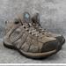 Columbia Shoes | Columbia Shoes Women 7.5 Redmond Mid Hiking Boot Lace Up Leather Mesh Waterproof | Color: Gray | Size: 7