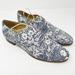 J. Crew Shoes | J. Crew Oxford Lace Up Loafers In Liberty Of London Print Size 9.5 | Color: Blue/White | Size: 9.5