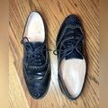 Kate Spade Shoes | Kate Spade Leather Oxfords Navy Blue Size 7 | Color: Blue | Size: 7