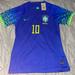 Nike Shirts | Neymar Jr Brazil Away Jersey 2022/23 | Color: Blue/Yellow | Size: L