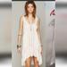Free People Dresses | Intimately By Free People Cream High Low Dress | Color: Cream/Tan | Size: L