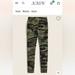 J. Crew Pants & Jumpsuits | J Crew Fashion Leggings. Both Size Xs. One In Leopard Print. One Camo Print | Color: Green/Tan | Size: Xs