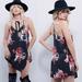 Free People Dresses | Intimately Free People S Floral Dress Cascades | Color: Black/Red | Size: S